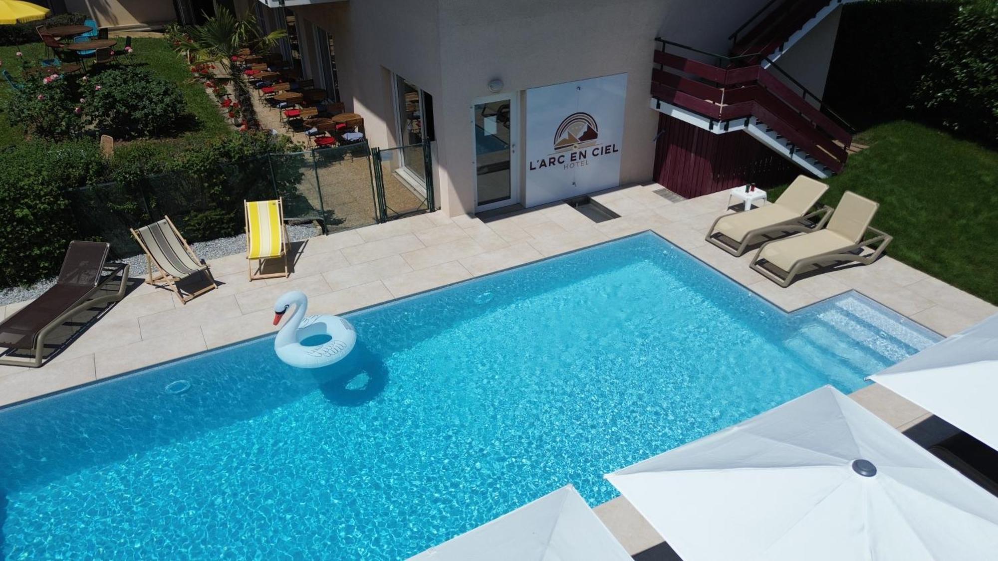 Logis Hotel Arc En Ciel Thonon-les-Bains Esterno foto